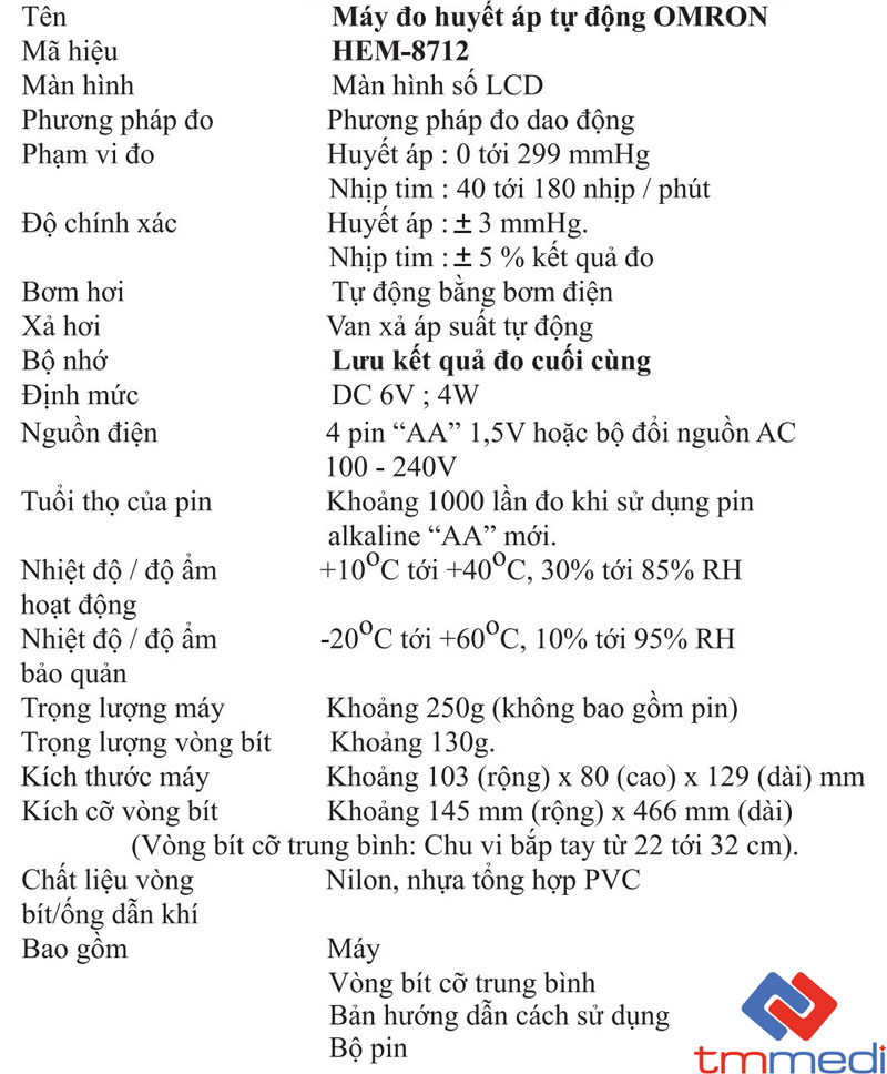 thong-so-ky-thuat-may-do-huyet-ap-bap-tay-tu-dong-omron-hem8712